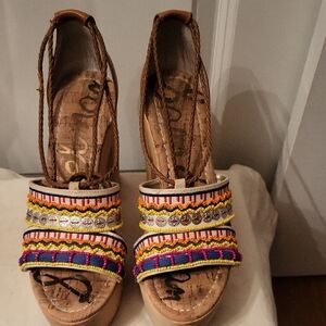 Colorful Embellished Women's Sandals